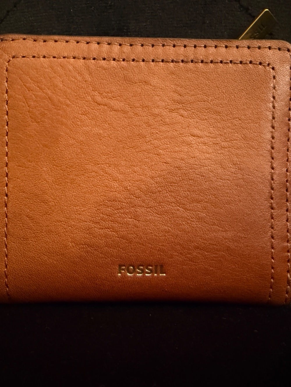 Fossil Logan Brown Leather RFID Small BiFold Wallet